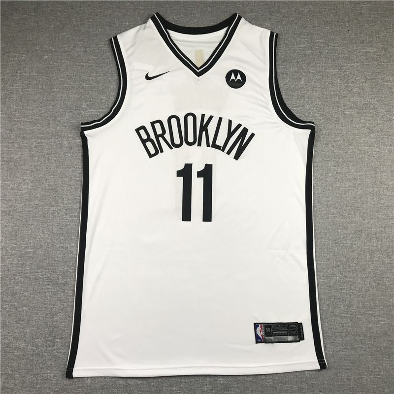 Men Brooklyn Nets 11 Irving White 2021 Game Nike NBA Jersey